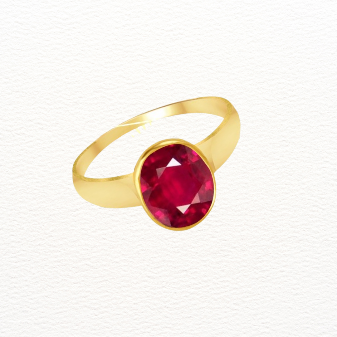 Ruby Ring 2.13 Ct. 18K Yellow Gold | The Natural Ruby Company